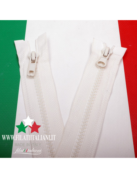 ZIP9613   CHIUSURA LAMPO IN PLASTICA COMBY 100CM 5.50 mm