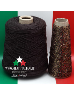 LC8670   LOT 2 Bob.  COTONE CON ANIMA MORBIDA    +  PAILLETTES   4.99€/100g