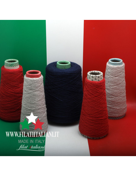 LC9713  LOT 5 PZ COTONE BIO WAVE FANCY SESIA  3.99€/100g