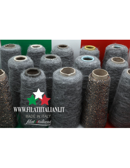 LC9307 LOT 14 bob.  BABY BRUSHED ALPACA ANGELIQUE+ PAILLETTES €7.99/100g