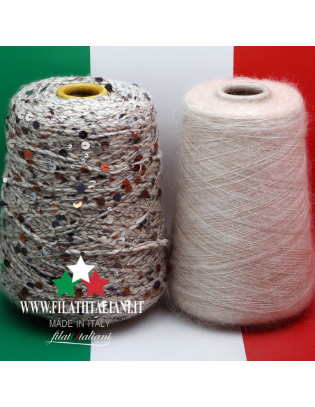 LC9772     LOT  2 bob.  PAILLETTES + PRESTIGE MEL  16.99€/100g