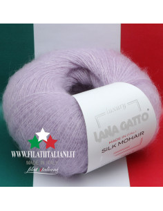 SILK MOHAIR LANA GATTO SM 7258  Art. SILK MOHAIR LANA GATTO 75% KID...