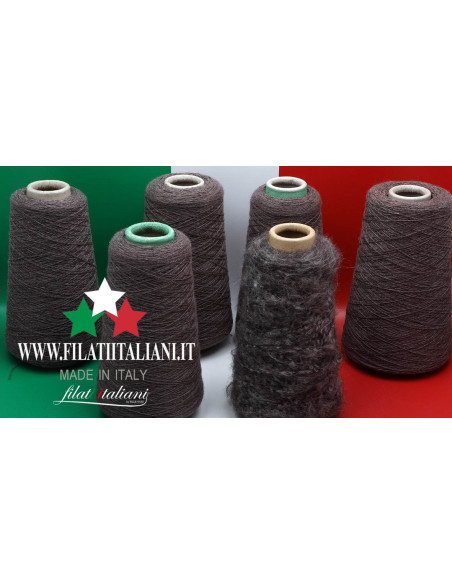 LC9284  LOT  6 bob.   CASHMERE SILK BRUSHED META  +   CASHMERE 2/28   19.99€/100g