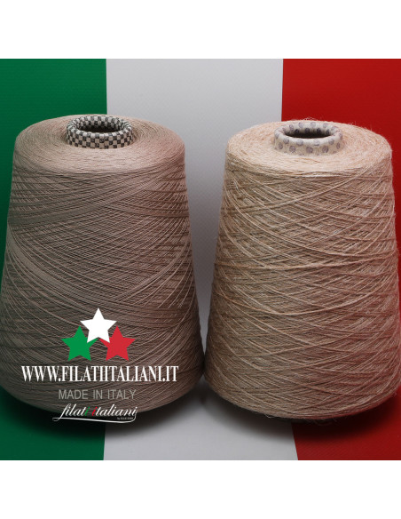 LC9258    LOT 2 Bob. SETA CON LINO  +  COTONE    5.99€/100g