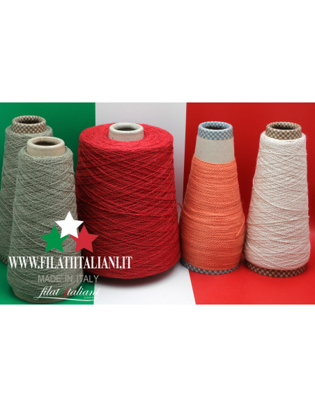 L0908N  LOT  5 bob. 100% COTONE BIO  3.99€/100g