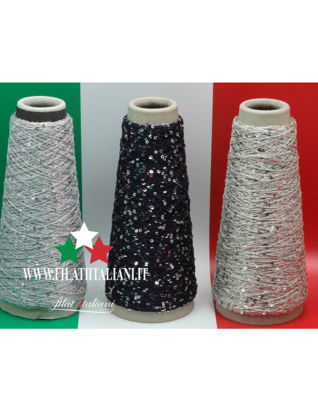 LA6504 LOT 3 BOB.SETA PAILLETTES   FABERGE/CABARET  SESIA  49.99€/100g