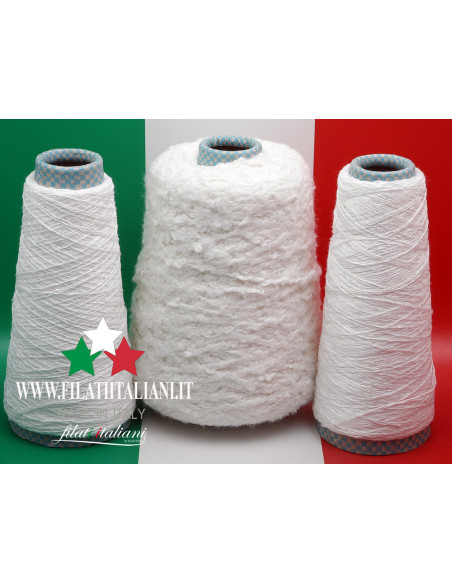 LC9380  LOT 3 BOB. LINO SETA   BOUCLE'  NAUSILK  + PAILLETTES DESE   11.99€/100g