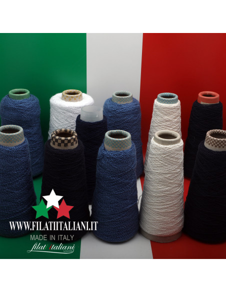 LC9441  LOT 11 PZ COTONE ONDA + COTONE  BIO WAVE FANCY SESIA  3.99€/100g