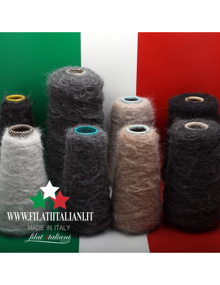 LD0140  LOT  8 bob.   ALPACA  GARZATA IRK    6.99€/100g