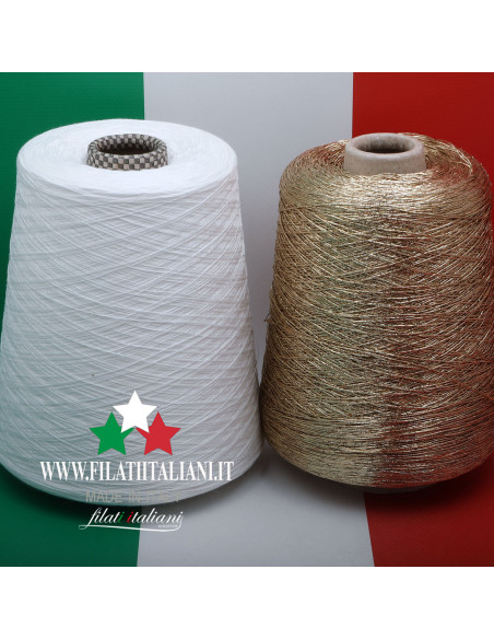 LC9924 LOT  2 bob.  COTONE SUPERPIUMA + METALLICO LUKE  4.99€/100g