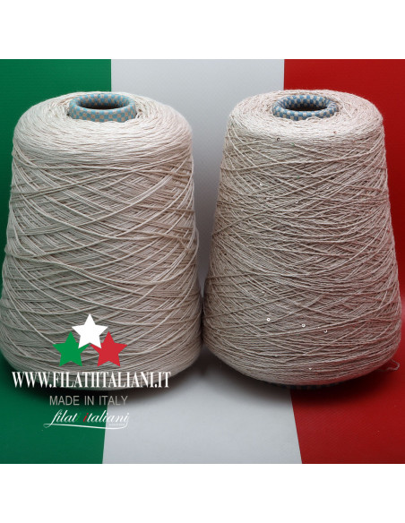 LC9741  LOT 2 Bob    COTONE SUPERPIUMA 700m +  PAILLETTES  11.99€/100g
