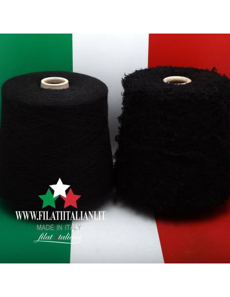 LC9783  LOT  2 bob.     MISTO CASHMERE +  FILATO FANTASIA  5.99€/100g