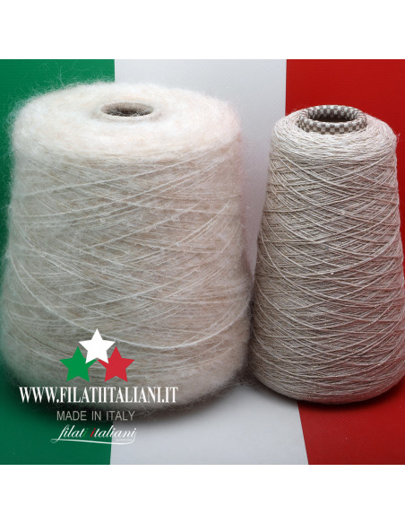 LC9445  LOT  2 bob.  PAILLETTES + BABY ALPACA  10.99€/100g