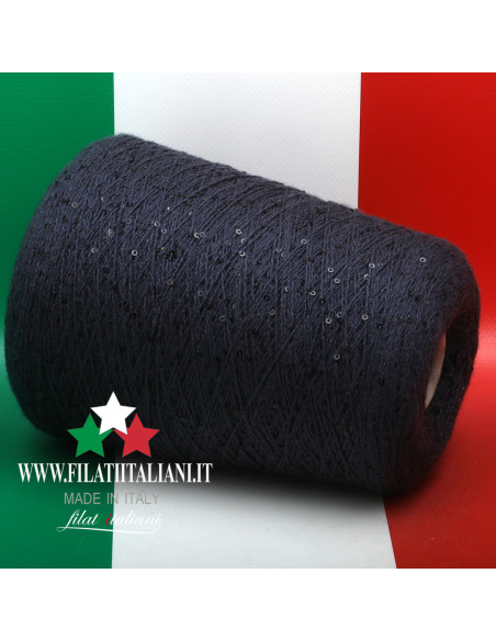 T1156DN  CASHMERE  PAILLETTES 2mm DM WATERFALL   CARIAGGI  59.99€/100g
