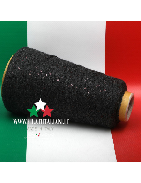 T1153N  CASHMERE  PAILLETTES 2mm DM WATERFALL   CARIAGGI  59.99€/100g