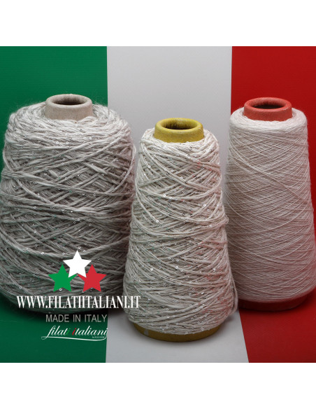 LC9929  LOT 3 bob.  GLEN LYON +  PAILLETTES+  CASHMERE 2/28   12.99€/100g
