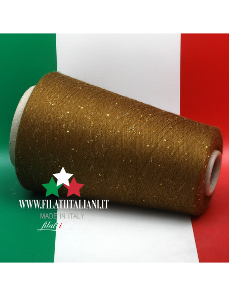 T1611N  Кашемир ШЕЛК PAILLETTES  LUREX RAINBOW  CARIAGGI  89.99€/100g