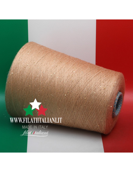 T1612N  Кашемир ШЕЛК PAILLETTES  LUREX RAINBOW  CARIAGGI  89.99€/100g
