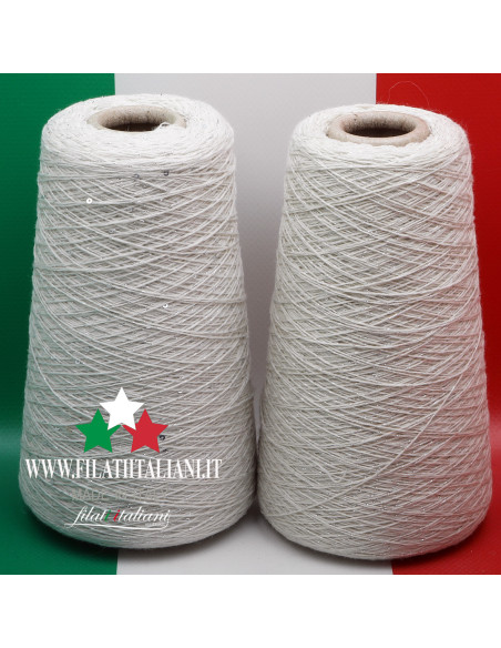 LD0288  LOT  2 bob.   MISTO CASHMERE  CON  PAILLETTES E LUREX   19.99€/100g