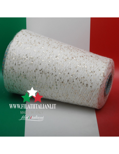T1633N  CASHMERE  SETA GARZATO PAILLETTES  ANDROMEDA 119.99€/100g