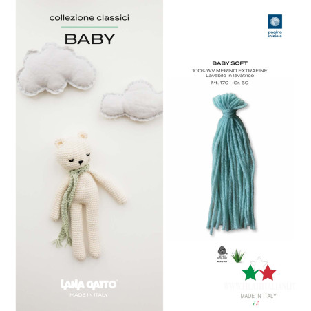LANA GATTO BABY SOFT BS 9411  Art. Baby Soft Composition: 100% Extr...