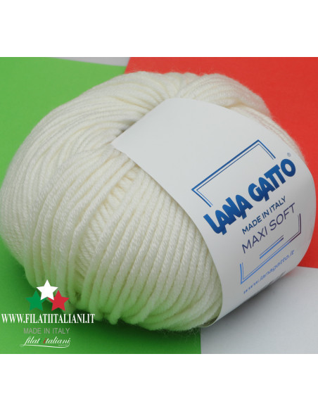 LANA GATTO MAXI SOFT MX 978 Art. MAXI SOFT100% MERINO WOOL EXTRAFIN...