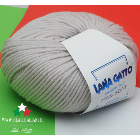 LANA GATTO MAXI SOFT MX 13701 Art. MAXI SOFT100% MERINO WOOL EXTRAF...