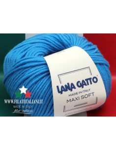 MX 14650 LANA GATTO MAXI SOFT Art. MAXI SOFT100% MERINO WOOL EXTRAF...