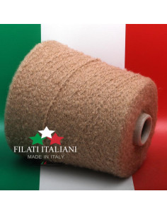 T1959N  100%  ПУХ ВЕРБЛЮЖОНКА BOUCLE 450м  DUNE  LIGHT  LP 26.99€/100г