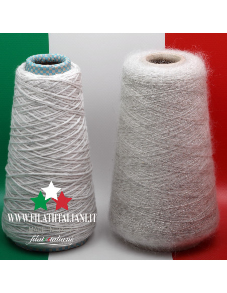 LD0092 LOT 2 Bob.  CASHMERE PIUMA   +   PRESTIGE GLITTER    11.99€/100g