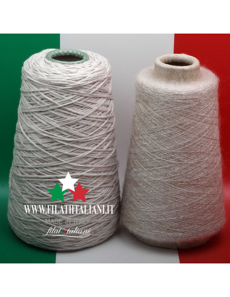 LD0093 LOT 2 Bob.  CASHMERE PIUMA   +   PRESTIGE GLITTER    17.99€/100g