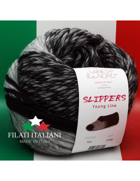 SLI0104    SOCK YARN art. SLIPPER 200g  LANE DU NORD