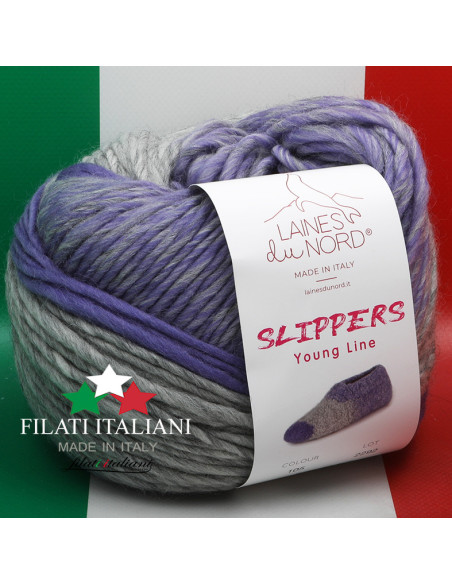 SLI0105   НОСОЧНАЯ ПРЯЖА  арт. SLIPPER 200г  LANE DU NORD