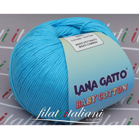 BC7625 BC7625 100% COTONE MAKò PETTINATO BABY COTTON LANA GATTO