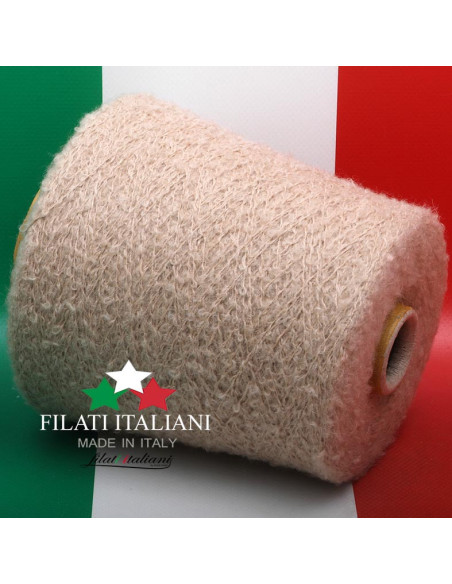 T1960AN   100%  BABY CAMEL BOUCLE 450m   DUNE LIGHT LP  26.99€/100g