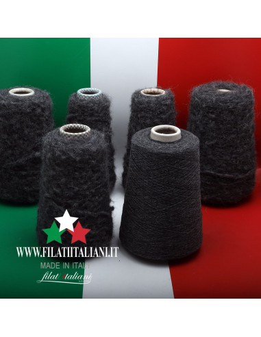 LD0138   LOT 6 bob.   CASHMERE 2/28  +  ALPACA  GARZATA IRK    10.99€/100g