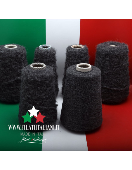 LD0138   LOT 6 bob.   CASHMERE 2/28  +  ALPACA  GARZATA IRK    10.99€/100g