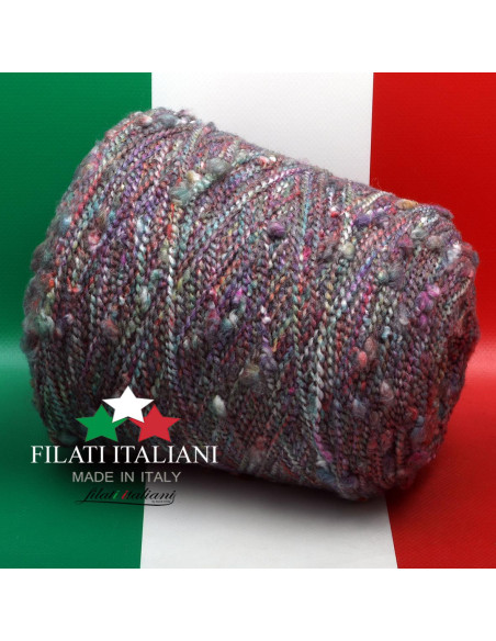 T1376N  MISTO LANA FILATO FANTASIA TOTEM NODINO   6.99€/100g