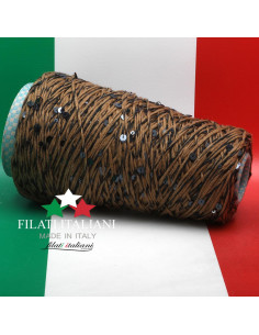 T6071N  PIUMA CASHMERE   PAILLETTES  5mm  PIUMAPAI   39,99€/100g