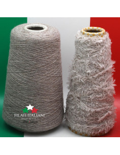 LD6358  Лот 2 боб.  РЕЗАННЫЙ КАШЕМИР FUR  +  КАШЕМИР 2/28  19.99€/100г