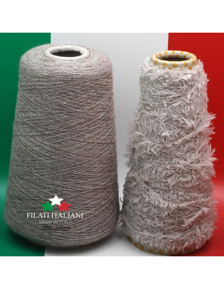 LD6358  LOT 2 Bob.  CASHMERE TAGLIATO  FUR  +  CASHMERE 2/28  19.99€/100g