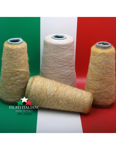 LD6376  Лот  4 Боб  ВСПУШЕННАЯ   БЕБИ АЛЬПАКА SONIE + КАШЕМИР 2/28   12.99€/100г