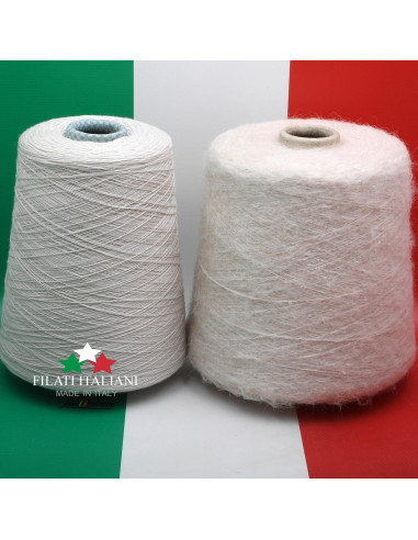 LD6374 LOT 2 Bob   BABY ALPACA GARZATA SONIE + CASHMERE 2/28  10.99€/100g