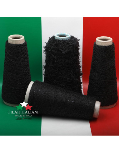 LD6597B  LOT 4 Bob. CASHMERE  CUT FUR  +   PAILLETTES  DM 19.99€/100g