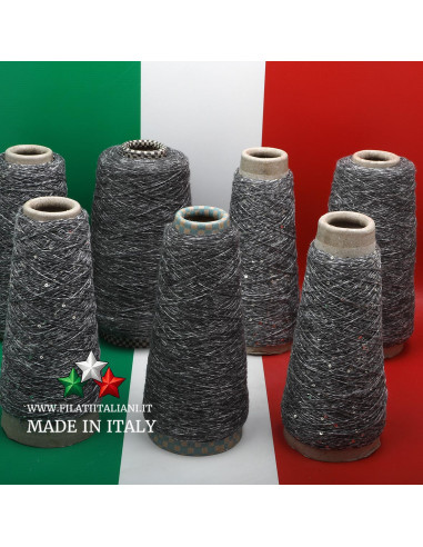 LD5978  LOT 7 Bob   LINEN  PAILLETTES    RUSTICO + LINEN  RUSTICO   11.99€/100g