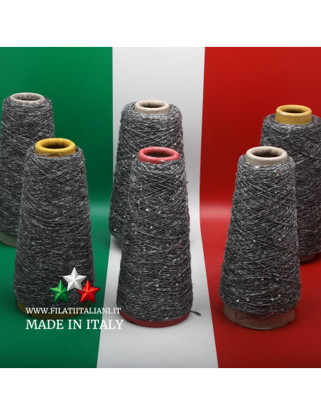 LD5979  LOT 6 Bob   LINO  PAILLETTES    RUSTICO + LINO RUSTICO   15.99€/100g