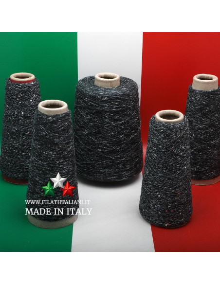 LD5984  LOT 5 Bob   LINEN  PAILLETTES    RUSTICO + LINEN  RUSTICO   8.99€/100g