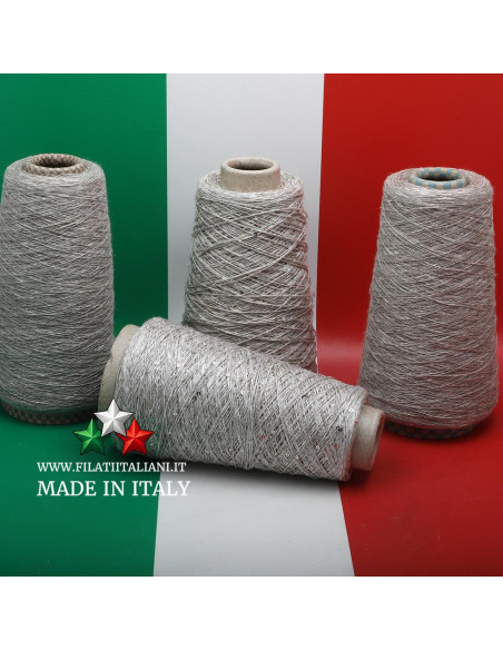 LD5985  LOT 4 Bob   LINO  PAILLETTES    RUSTICO + LINO RUSTICO   14.99€/100g