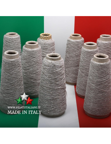 LD5991  LOT 9 Bob   LINO  PAILLETTES    RUSTICO + LINO RUSTICO   8.99€/100g