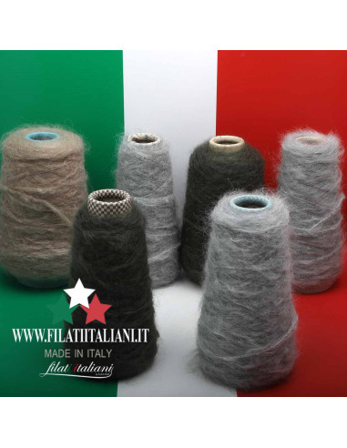 LT6646   LOT 6 bob.  MOHAIR NUBE    17.99€/100g
